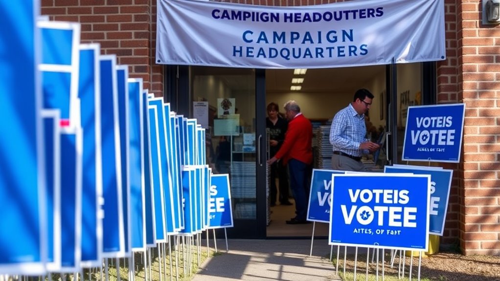 acquire political yard signs