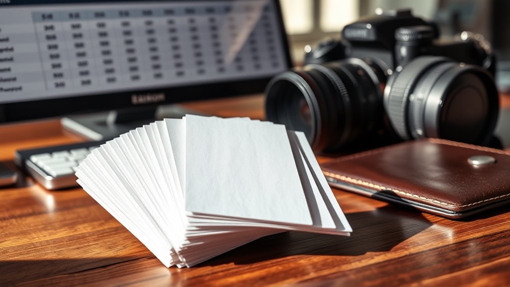 average cost of business cards