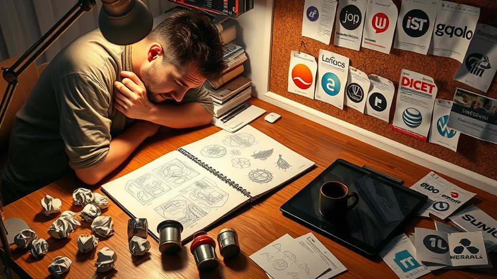 creative logo design struggles