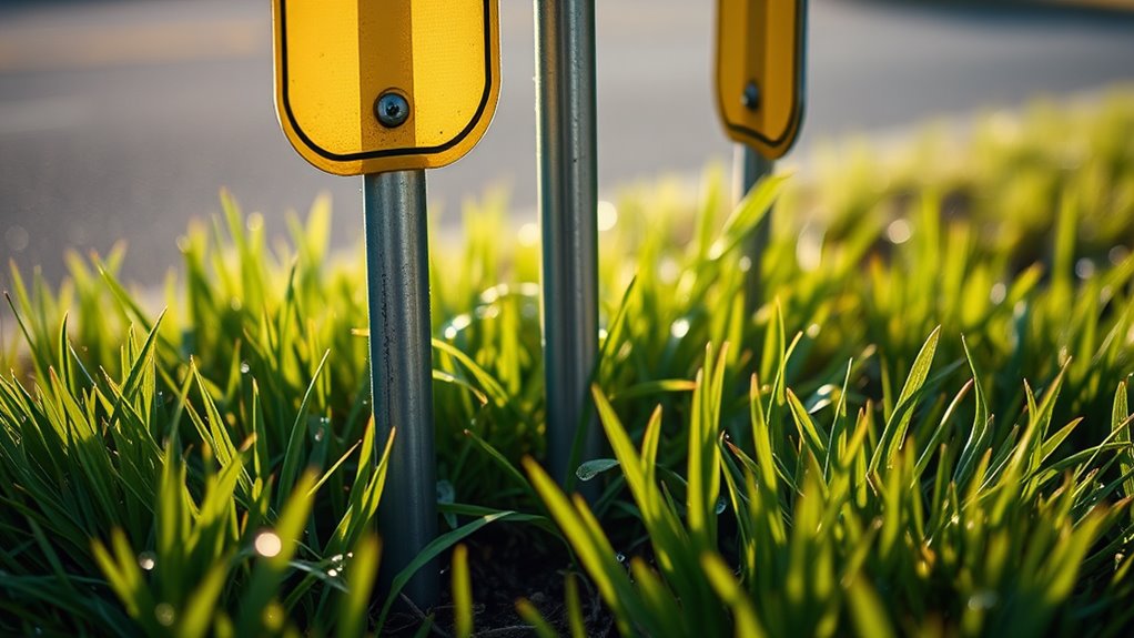 ground markings or symbols