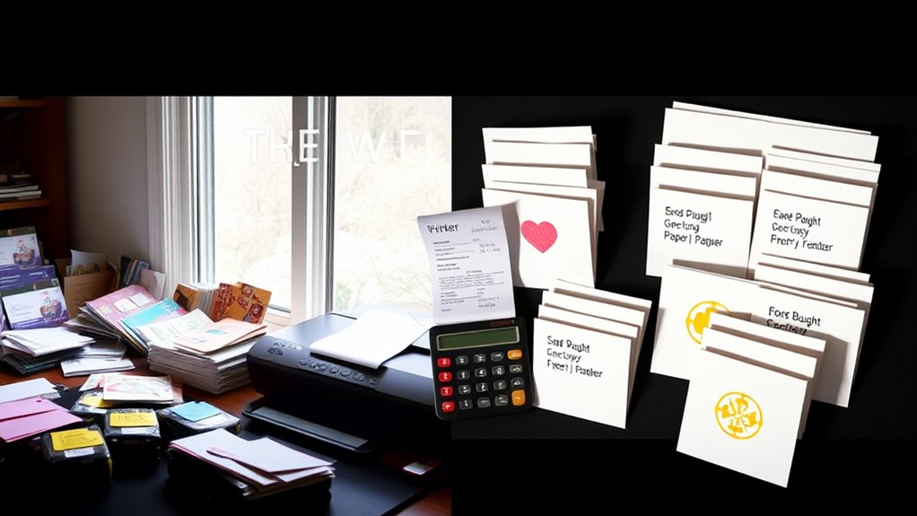 home card printing cost effective