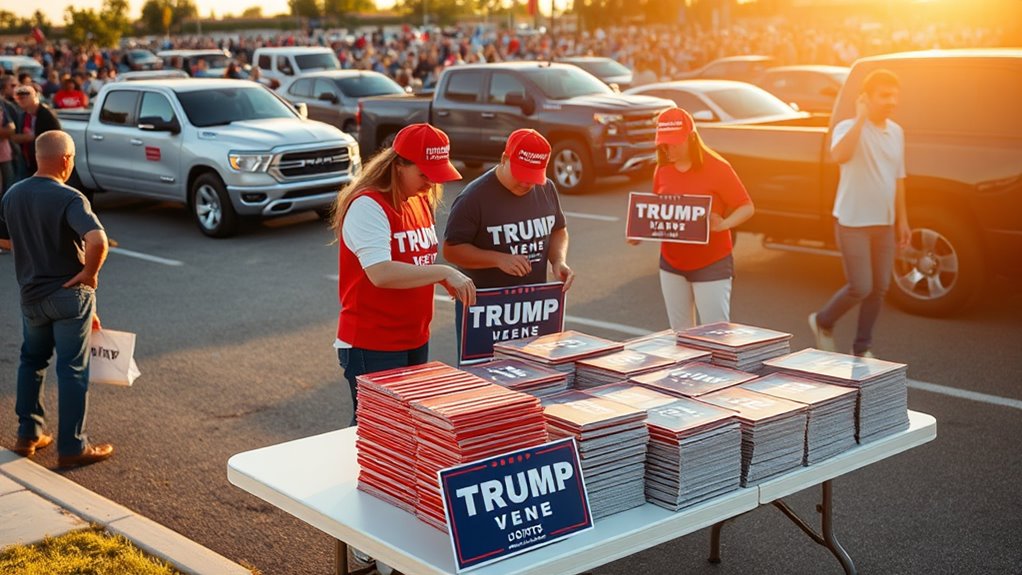 political rally events series