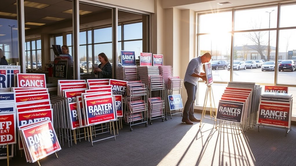 political yard sign suppliers