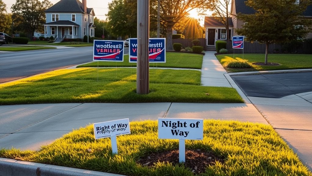 regulations for campaign signage