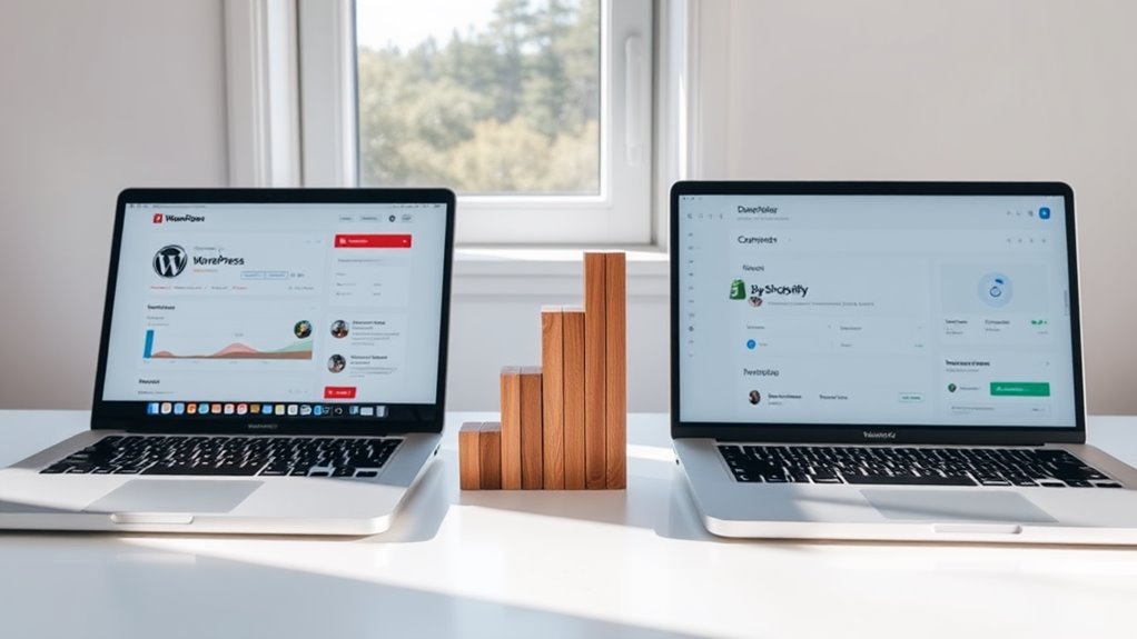 seo comparison wordpress vs shopify