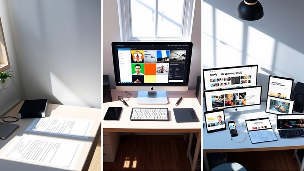 types of web design